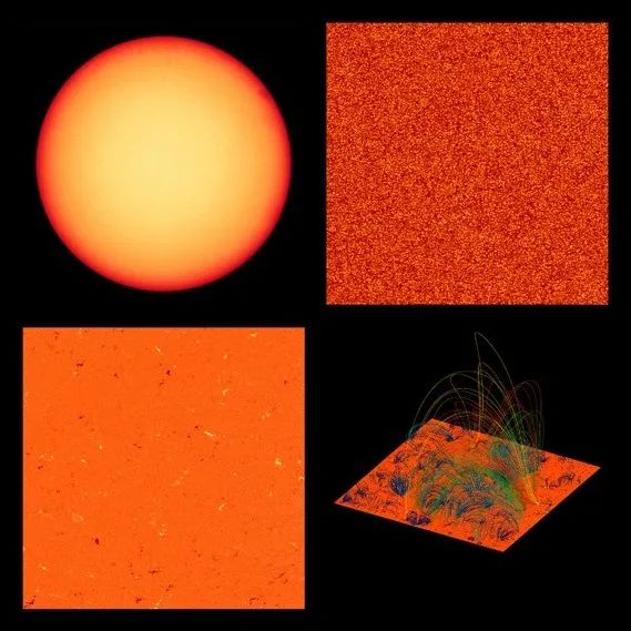 太阳轨讲遨游器瞅测到的太阳磁场。| Solar Orbiter/PHI Team/ESA & NASA