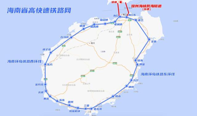 海南即将开建的高铁（海南这几个市县预计2023年开始修建高铁）(1)