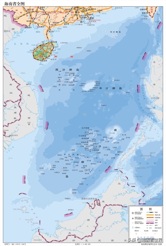 南沙群岛地图、南中国海地图大合集