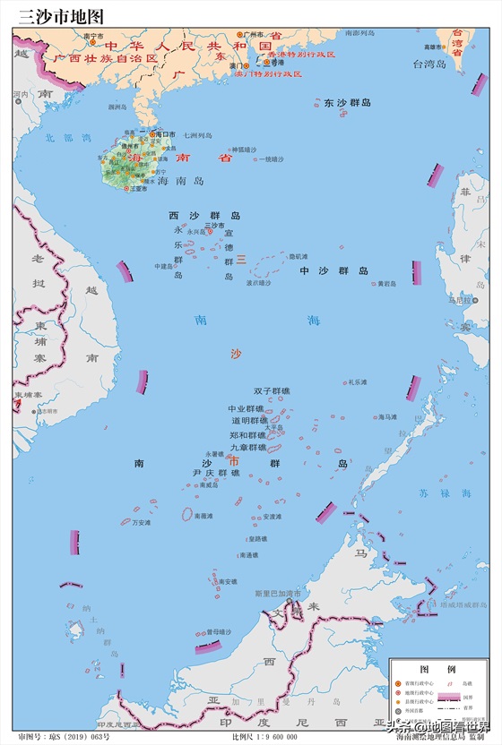 南沙群岛地图、南中国海地图大合集