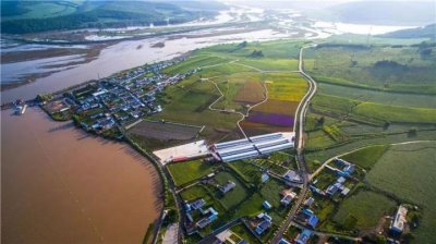 ​“东方第一村”珲春市敬信镇防川村