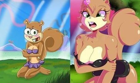 海绵宝宝：当这5位角色长大之后，章鱼哥身材健美，珊迪变美少女