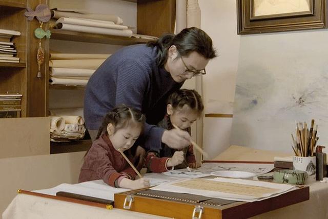 让父母惊艳的画教程（南京帅爸把女儿画成中式小仙女）(19)