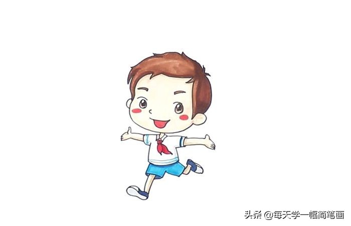 怎么画红领巾（少先队员以及红领巾的画法教程）