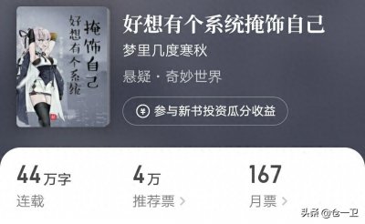 ​四本悬疑小说，《好想有个系统掩饰自己》，捕捉到的却是女孩系统