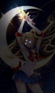 美少女战士唯美壁纸,每一个都适合做手机屏保,月野兔太美了