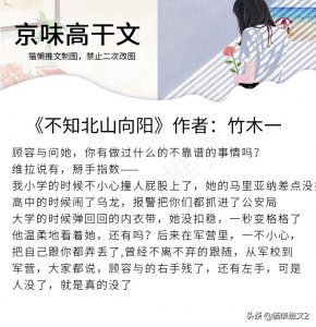 9部京味高干文,从暗恋到互宠,先婚后爱,男主偏执霸道情话撩人